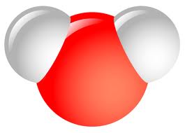 vattenmolekyl bollbild